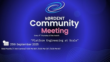 k0rdent Project Monthly Community Meeting | September 2025 | Platform Engineering