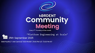 k0rdent Project Monthly Community Meeting | September 2025 | Platform Engineering