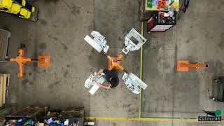 CLEMENS - Building of a Leaf remover / Montage Entlauber / Effeuilleuse / Defogliatrice