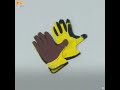 The handy camel peel  stick sanding gloves