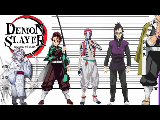 Demon Slayer Heights - How Tall Is Each Major Character?