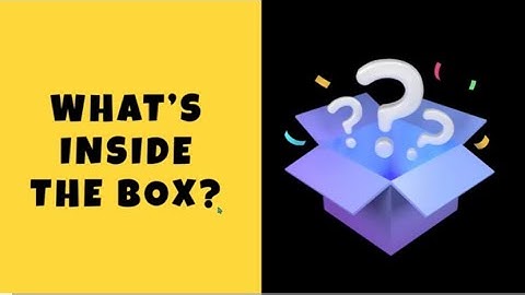 MYSTERY BOX GAME POWERPOINT
