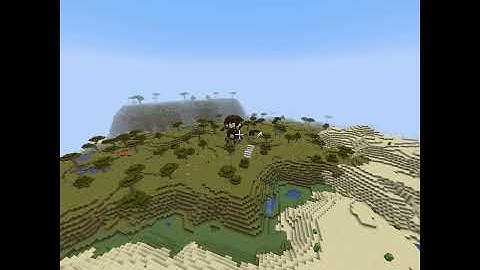 Minecraft 1.17 java seed: Spawn near 2 villages with pillager outpost inbetween #shorts