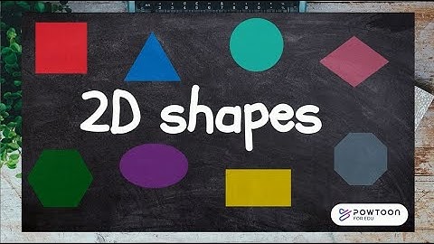2D Shapes for Kids