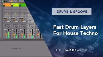 Ableton Drums & Groove Tutorial  - Fast Drum Layers
