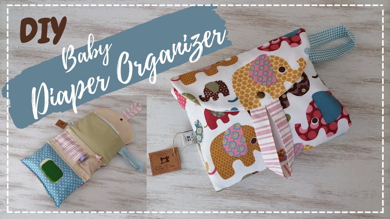 Baby Diaper Organizer _ Useful Stacker ( DIY SEWING TUTORIAL) 