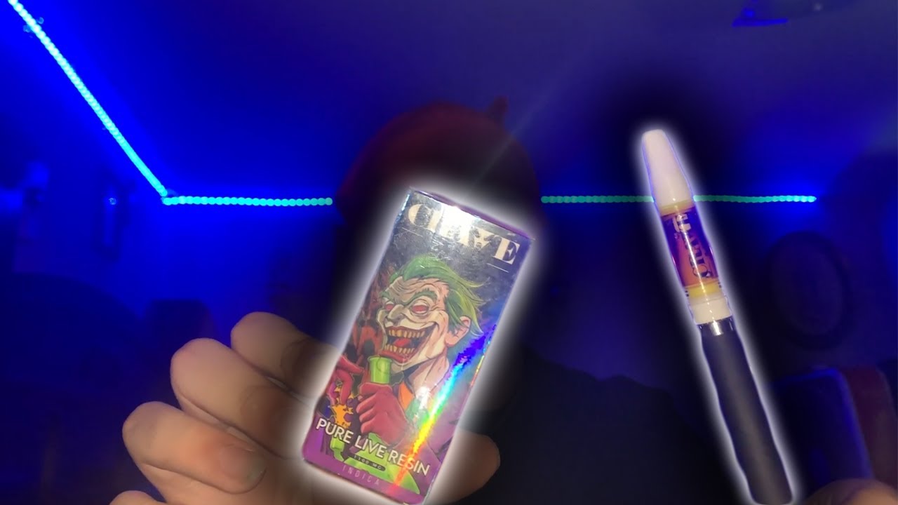 Crave Meds Pure Live Resin Cartridge - The Joker Review (GOT WAY TOO HIGH)