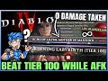 Diablo 4 - Do THIS Now - NEVER Die in T100 - 99% Damage Reduction - Resistance Armor &amp; Health Guide!