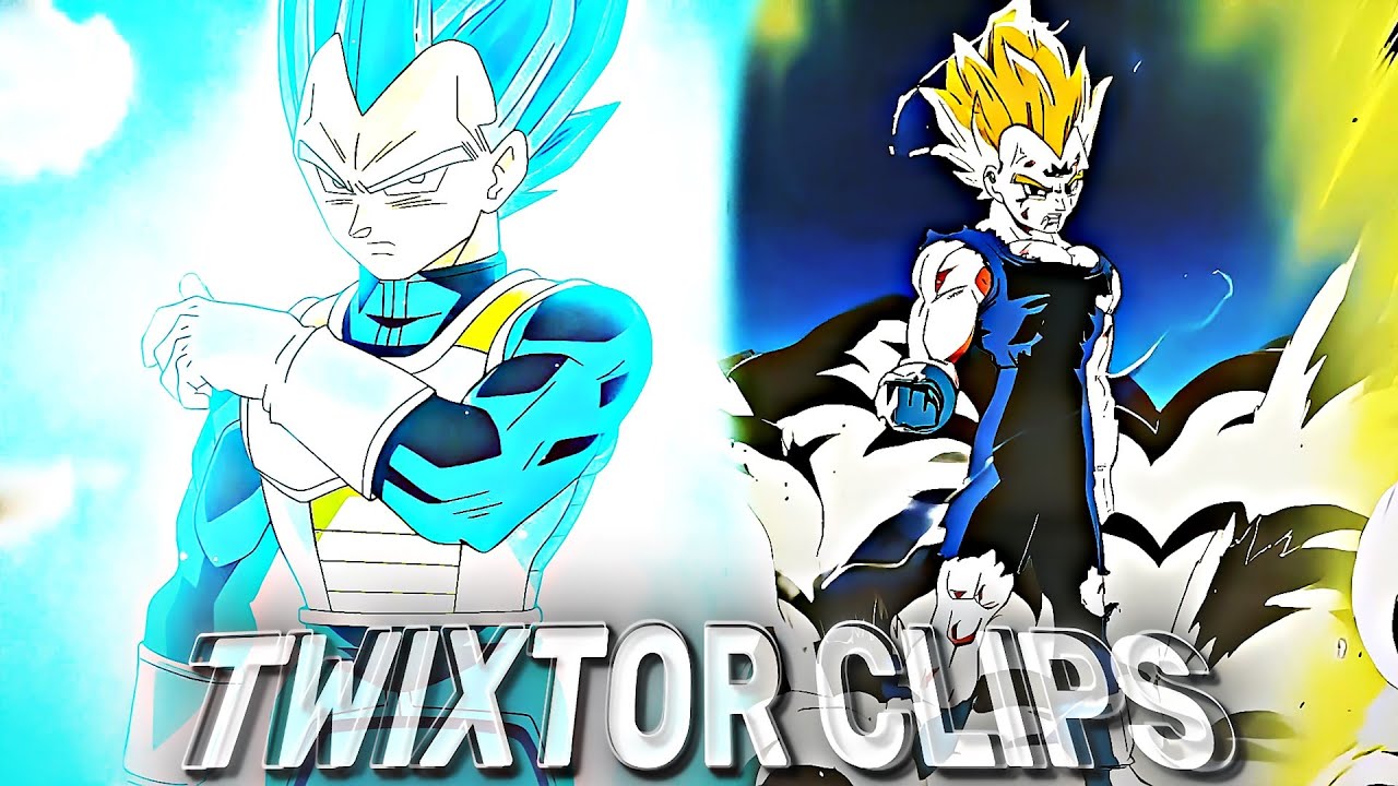Vegeta Raw Clips X Twixtor 4K I Dragon Ball