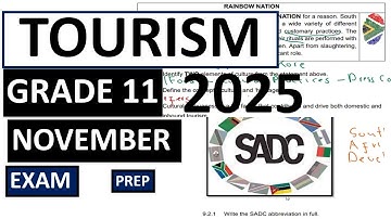 2025 TOURISM GRADE 11 FINAL EXAMS PREP GRADE 11 THUNDEREDUC TERM 4 GRADE 11 TOURISM NOVEMBER EXAMS