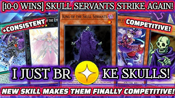I JUST BROKE SKULL SERVANTS! 10-0 WINS with NEW SKILL | Finally a VIABLE Decklist! [DUEL LINKS]