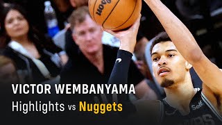 Victor Wembanyama’s Highlights: 34 PTS, 12 REB, 5 AST, 2 BLK, 1 STL vs Nuggets (12.04.2024)