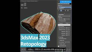 3dsMax 2023 - Retopology 1.2