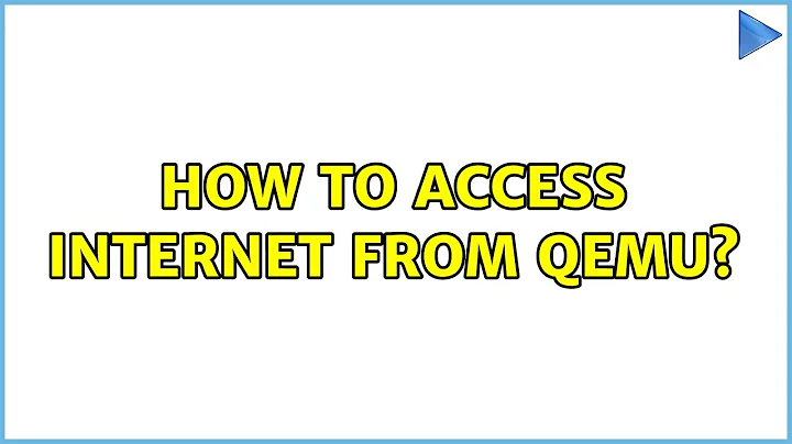 How to access internet from QEMU?