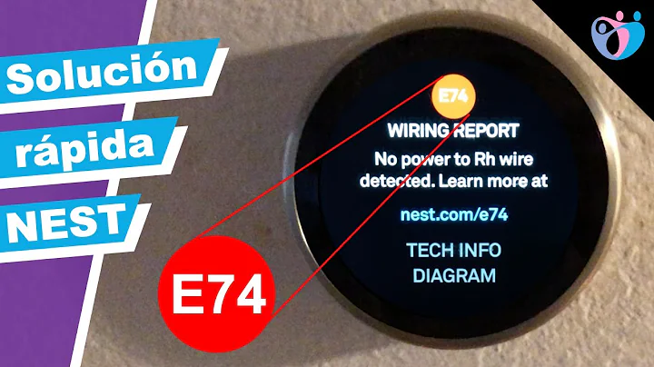 Nest Error E74 No se detecta electricidad en el cable RH