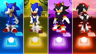 Sonic  Sonic Boom  Shadow  Shadow Boom || Tiles Hop Gameplay