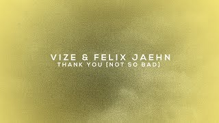 VIZE & Felix Jaehn  - Thank You (Not So Bad) Single Resimi