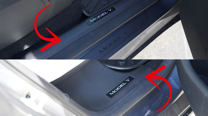 Make your Tesla Model Y easier to clean with EVBASE Door Sill Protectors