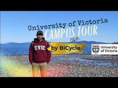 University of Victoria Campus Tour by BiCycle  || Around The Ring Road  || UVIC, Victoria, BC