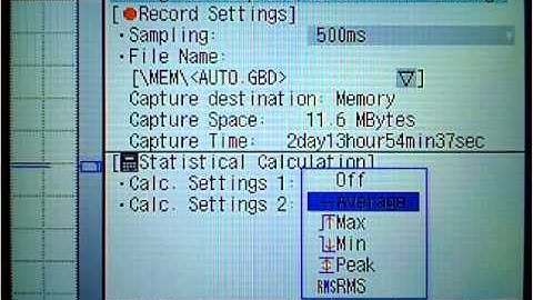 View Statistics on Your Graphtec GL Series Data Logger