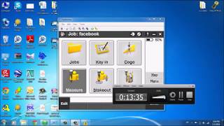 Measure and cogo and Key in how can use the trimble