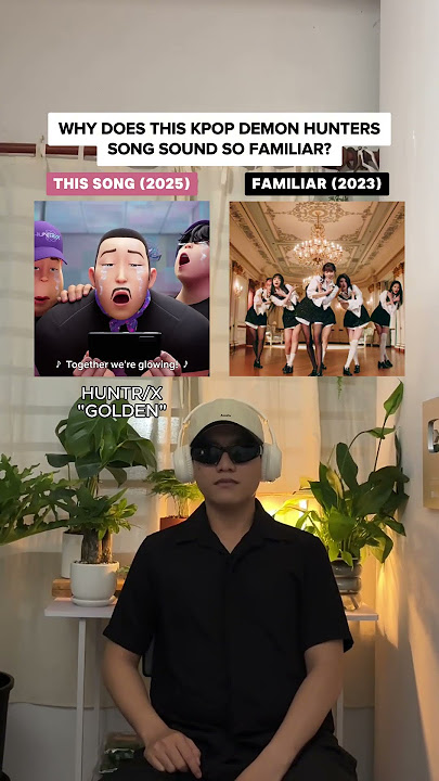 Why does this KPOP Demon Hunters song sound so familiar | HUNTR-X - Golden  #shorts