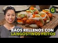 Un CLÁSICO: BAOS RELLENOS con LANGOSTINOS FRITOS 🦐 | El Gourmet