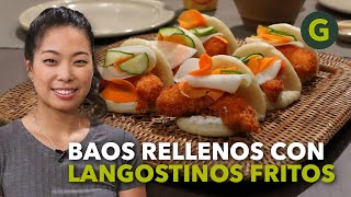 Un CLÁSICO: BAOS RELLENOS con LANGOSTINOS FRITOS 🦐 | El Gourmet