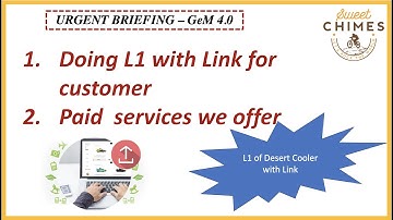 L1 of Desert Cooler with Link || Paid Services in GeM || GeM 4.0 Support || L1 with Link