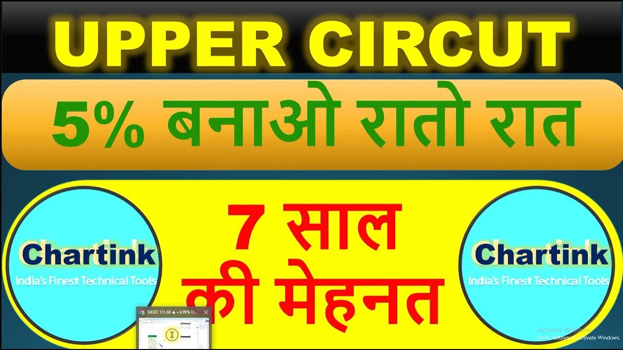 Chartink Screener for Upper Circuits Circuit Kya Hota Hai? daily 5 Chartink Kya Hai