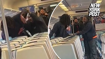 LIRR rider slashed in face on train in horrifying caught-on-video attack