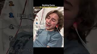 Ranking funny anaesthesia moments!