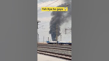 Yeh Kya ho gaya kya koi bata sakta hai #dfccil #railway #fire #train #shortvideo #shorts