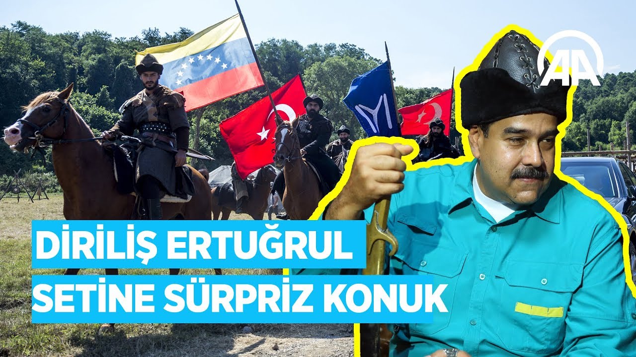 Diriliş Ertuğrul setine sürpriz konuk