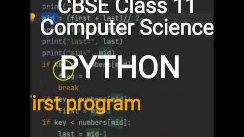 Class 11 Computer science | PYTHON #shorts #python  #cbse