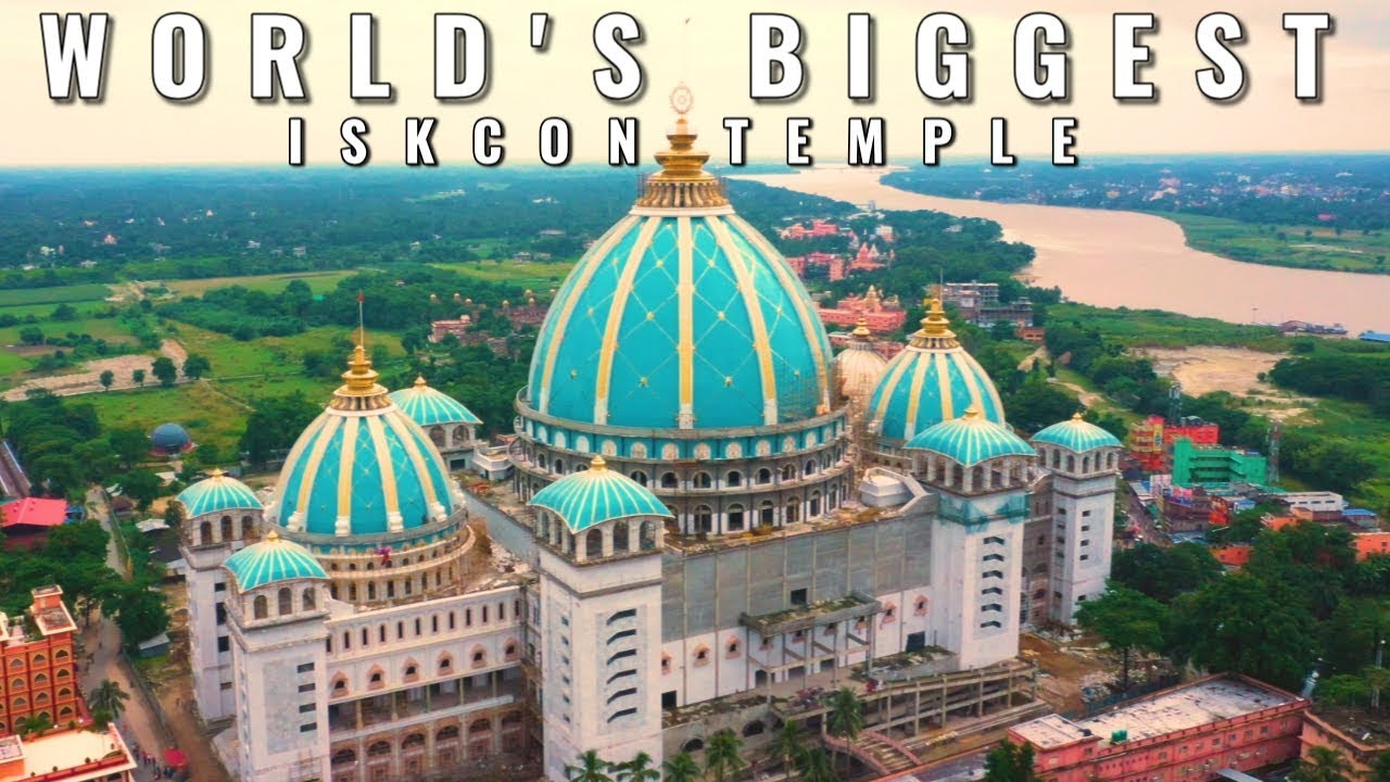 Drone View Of Worlds Biggest ISKCON Temple Mayapur West Bengal drone-view-of-worlds-biggest-iskcon-temple-mayapur-west-bengal