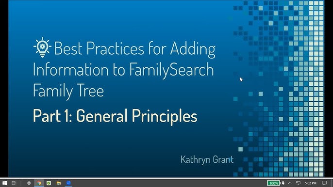 Use Appropriate Forms • FamilySearch