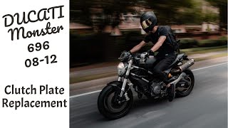 Ducati Monster Clutch plates replacement DIY