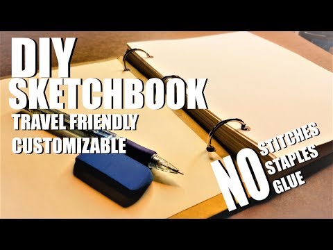 Easy DIY Low-Stress Sketchbooks (Part 1) 