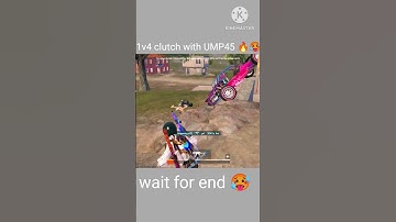 1v4 clutch with UMP45 BGMI #pubgmobile #ytshorts #shorts #video #viral🥵🔥😱