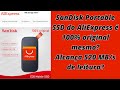 SSD SanDisk Portable do AliExpress é 100% original mesmo? Alcança 520 MB/s de leitura?