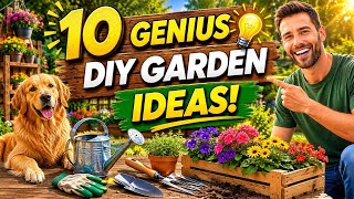 10 GENIUS DIY GARDEN & FLOWER BED IDEAS TO TRANSFORM YOUR YARD!