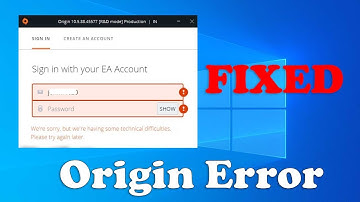 FIX Origin Error: We