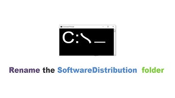 How to  Rename the Software Distribution Folder in Windows
