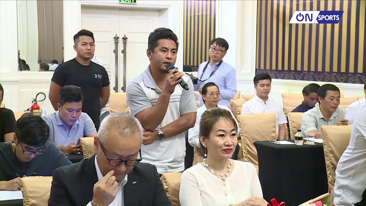 bóng đá tv6 Họp báo giải bóng đá U15 Quốc tế