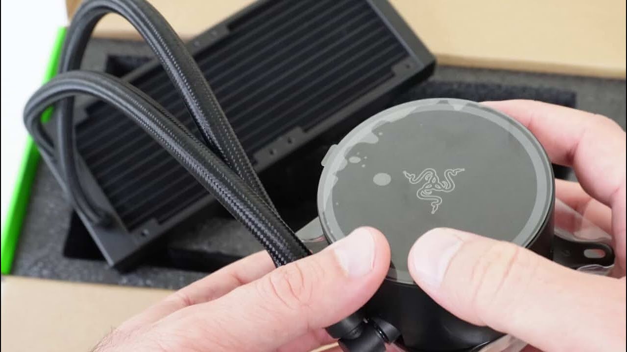 UNBOXING Razer Hanbo Chroma RGB All in One Liquid Cooler aRGB Pump