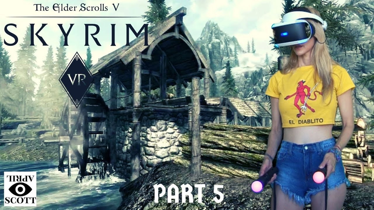 DRAGONSREACH | Elder Scrolls V Skyrim VR (PS4 PSVR) Let's Play Part 5 ...
