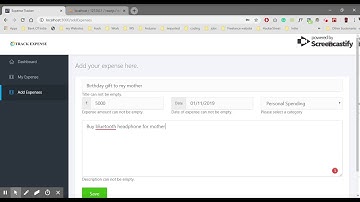 ReactJS + Laravel 6 Expense tracking system.