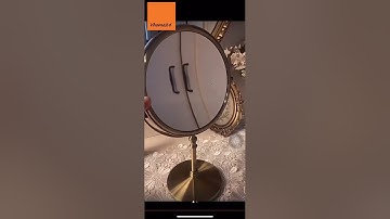 GƯƠNG TRANG ĐIỂM ĐỂ BÀN VINTAGE ĐỒNG GTD087