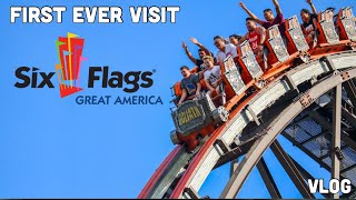 First Ever Visit to SIX FLAGS GREAT AMERICA  Gurnee, Illinois | VLOG [6/6/23]